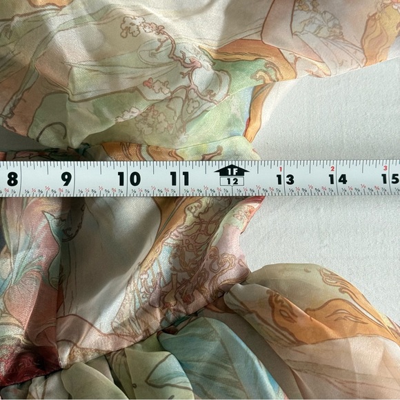 Selkie Mucha Puff Babydoll Dress Womens XS Mini Sheer Coquette Fairy Whimsical - Picture 13 of 16